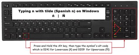 ñ on pc|How to type Spanish n with a tilde (ñ) on Keyboard (+ Alt Code).
